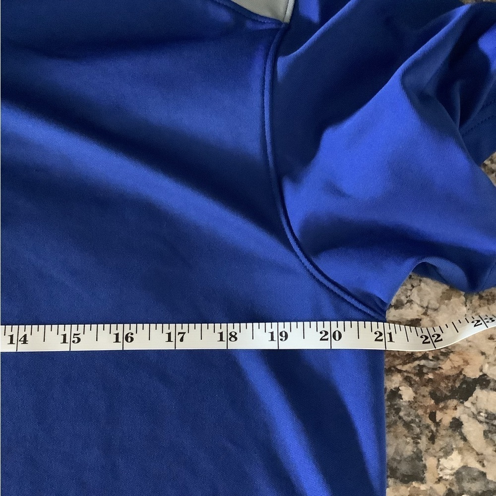 Under Armour Men's HeatGear S/S Golf Polo – Loose Fit, Blue/Gray, Size Medium - Picture 5 of 5